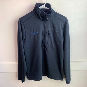Mammut Dark Blue & Black Half Zip Jacket